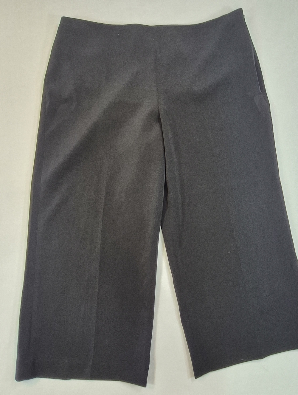 White House Black Market Womens 8 Legacy Flair Cropped Leg Dress Capri Black